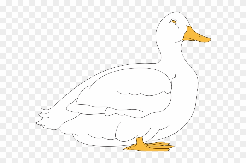 White Duck Clip Art At Clker - White Ducks Clipart #285009