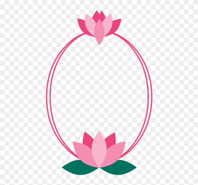 Lotus Flower Clipart 16, - Lotus Frame Png #285358