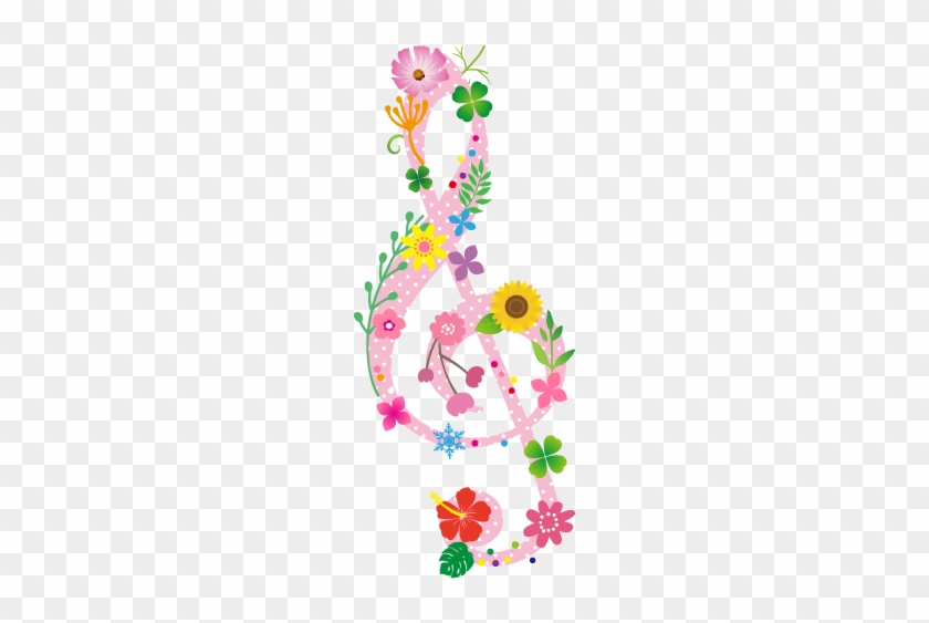 植物のト音記号イラスト - Music #285373