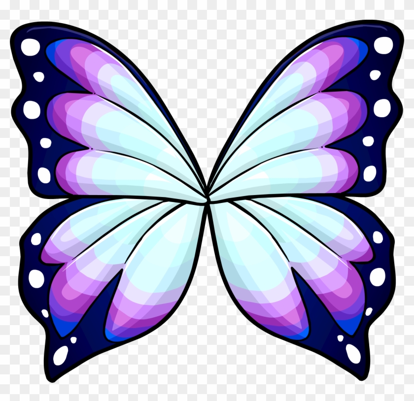 Butterfly Wings - Butterfly Wing Drawing Color #285776