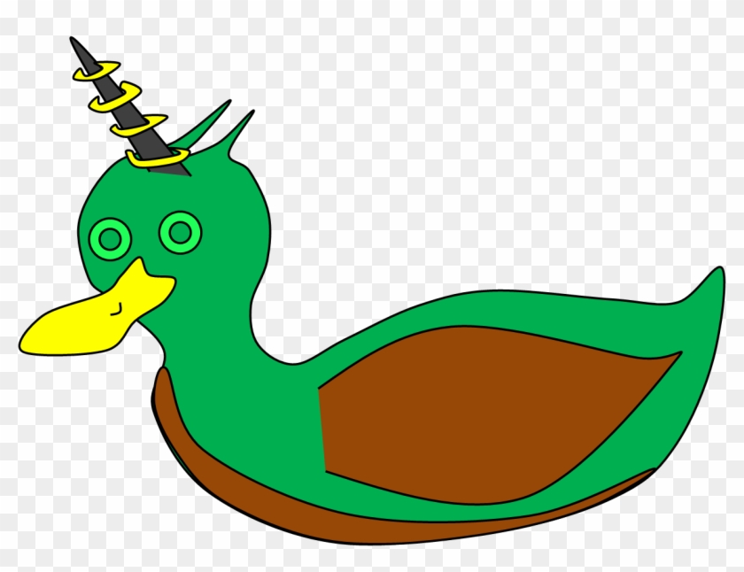 Unicorn Duck By Joe - Duck With Unicorn Horn #285813