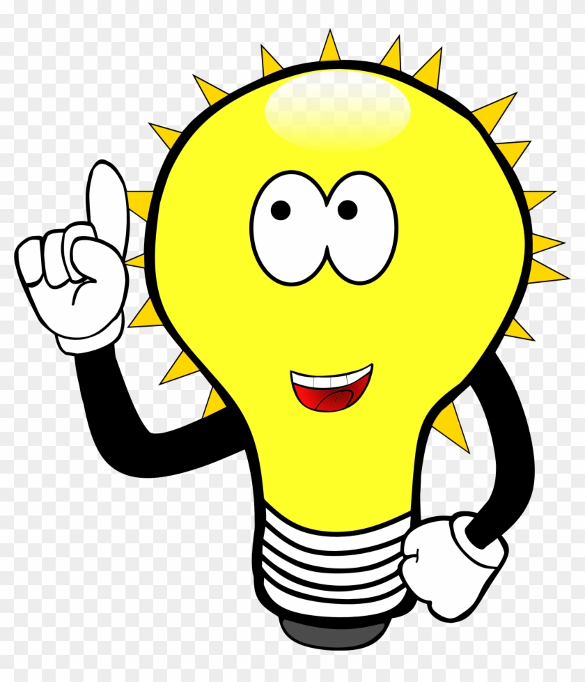 Anthropomorphic Cartoon Light Bulb - Cartoon Light Bulb Png #286068