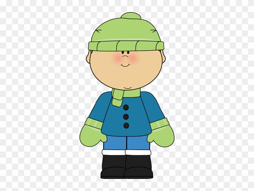 Dress For The Weather Clipart - Winter Boy Clipart #286174