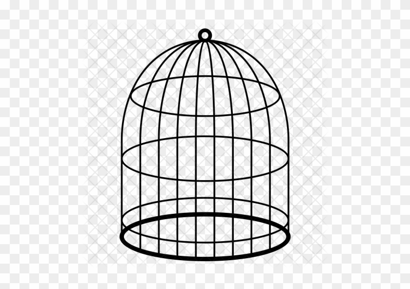Cage Icon - Bird In Cage Png #286837
