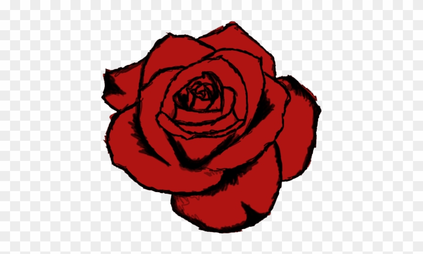 Drawn Rose Computer - Drawing #286985