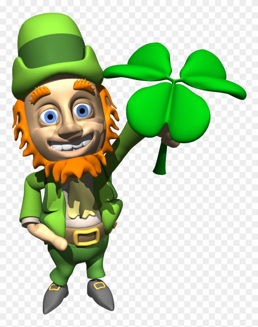 Leprechaun And Shamrock Clip Art - Teacher #288050