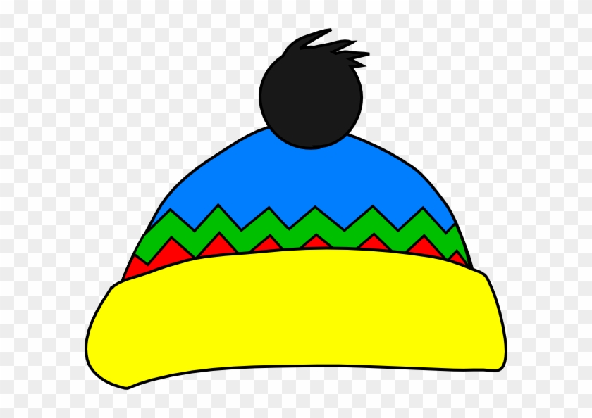 Yellow And Green Hat Clip Art At Clker - Bobble Hat Clip Art #288106