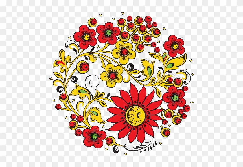 Flores Ilustraciones En Png Para Artesanía Y Diseños - Узоры Русские #288212