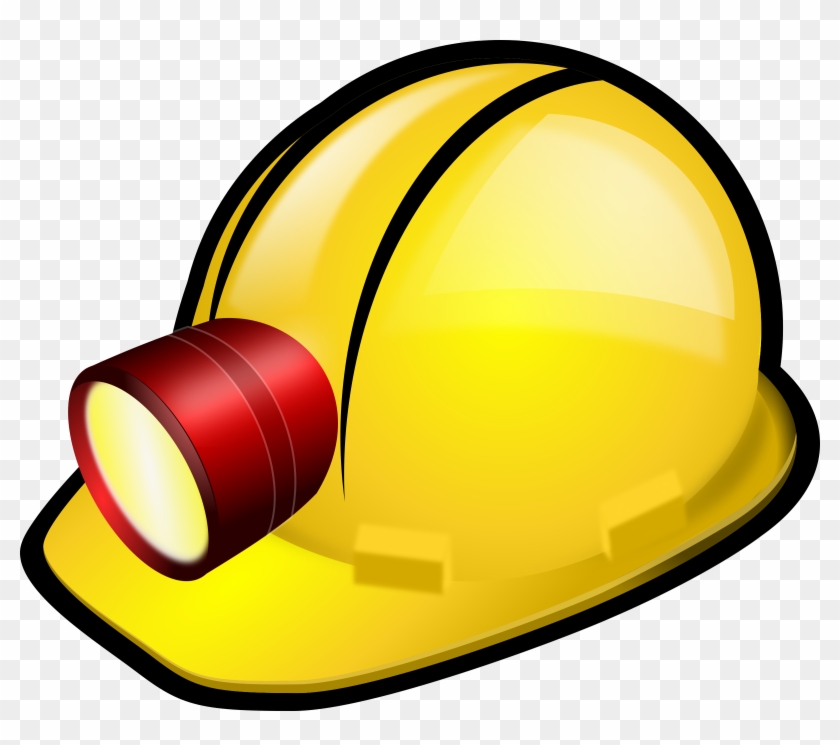 Big Image - Hard Hat With Light Clip Art #288336