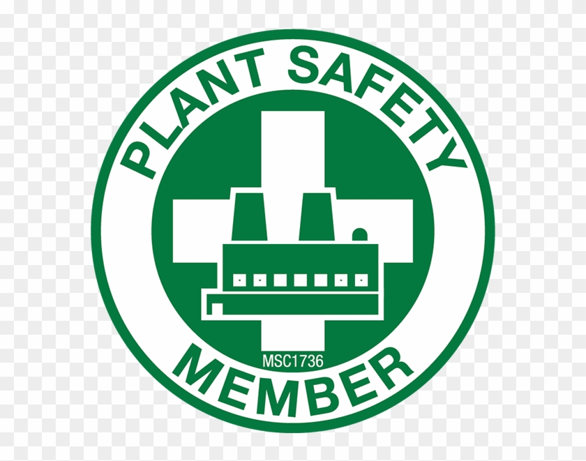 Plant Safety Member Hard Hat Emblem - Christian Barber Sticker 3024 #288604