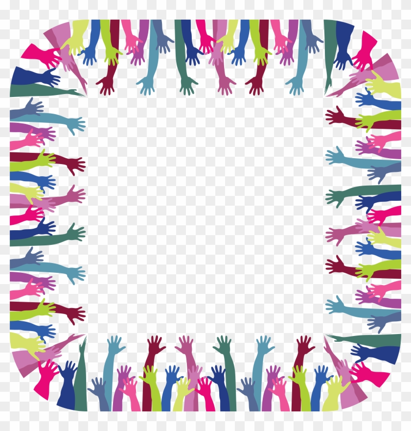 Free Clipart Of A Frame Of Hands - Cafepress ! Samsung Galaxy S8 Case #289136
