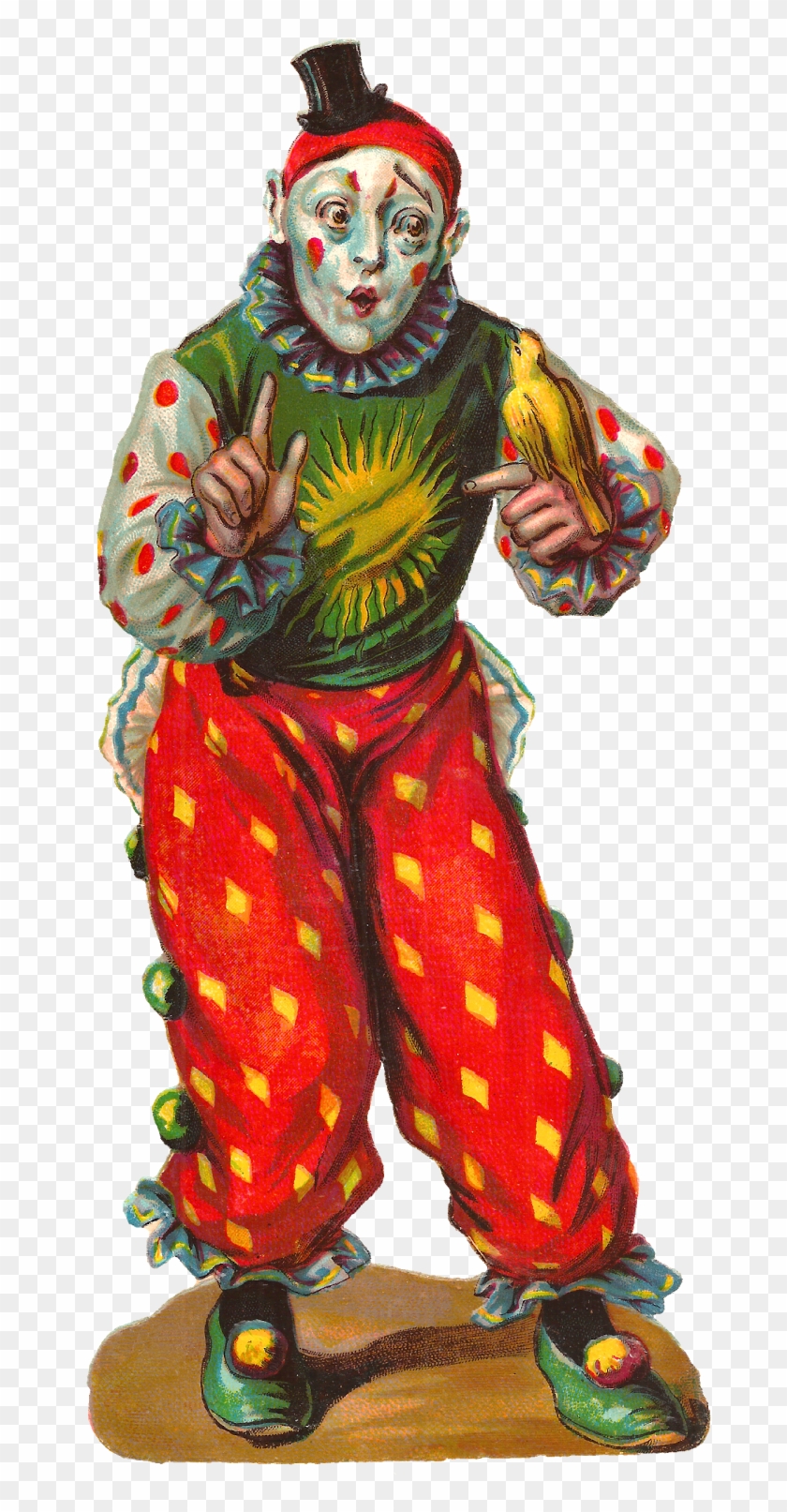Digital Vintage Circus Clown Download - Vintage Circus Clip Art #289334