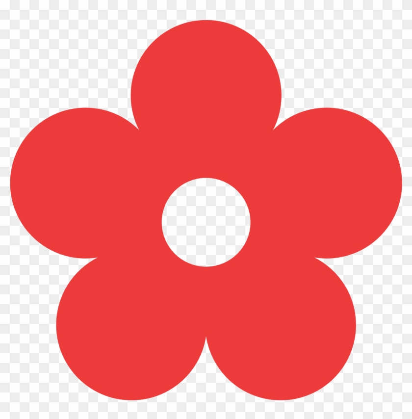 Single Colour Clipart Hd - Flower Clipart Color #289375