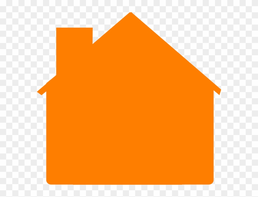 Orange House Clip Art #289526