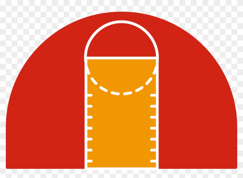 Basketball Court Euclidean Vector Fiba - Basketball Court Euclidean Vector Fiba #289615