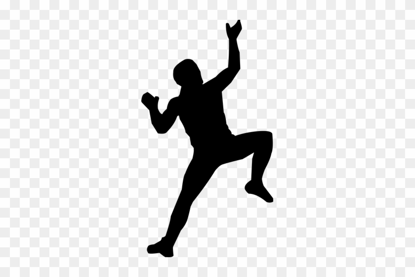 Climbing, Man, Mountains, Expertise - Climbing Silhouette Png #289810