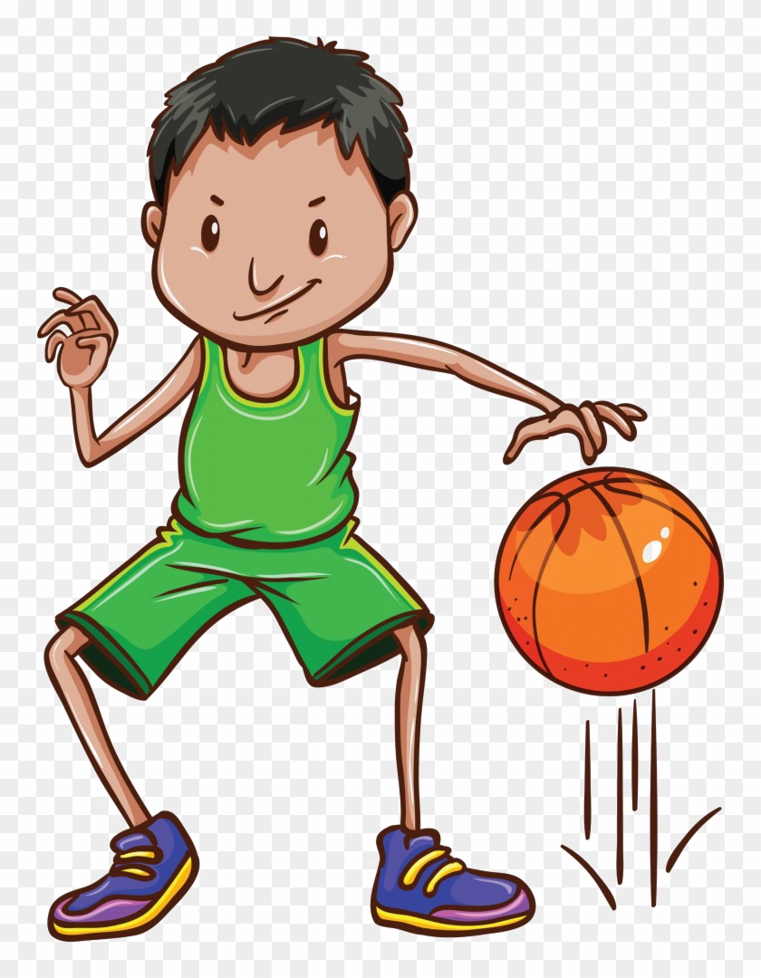 This Basketball Program Is For 1st & 2nd Graders - Bounce A Ball Clipart #289837