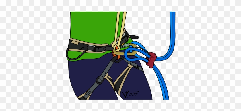 Attach Belay Device To Climbing Harness - Belay Device #290395