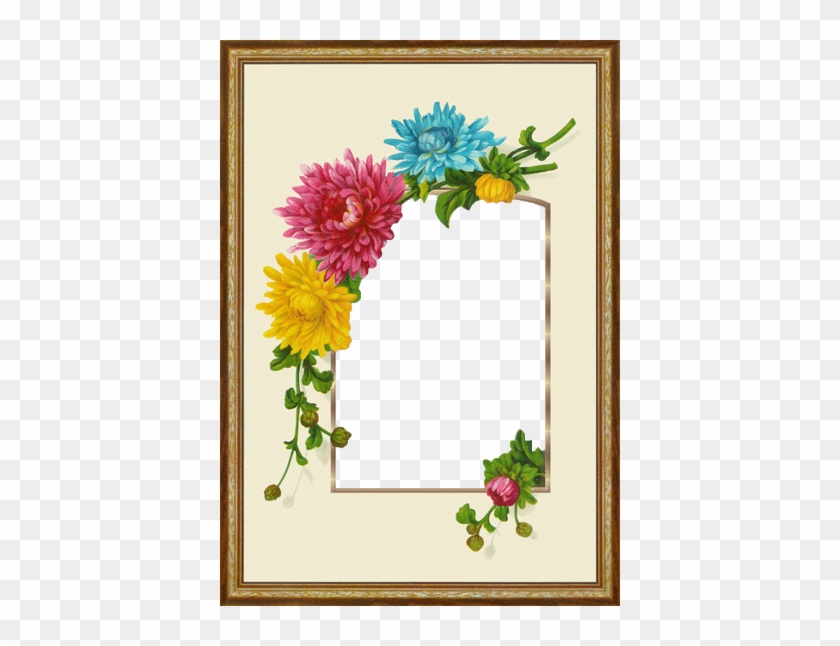 Vintage Floral Frame - Picture Frame #291085
