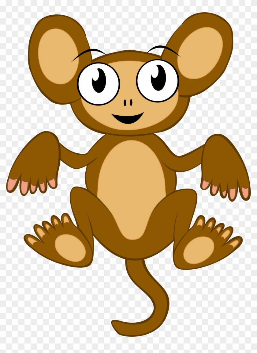 Monkey - Cartoon Monkey Shower Curtain #291188