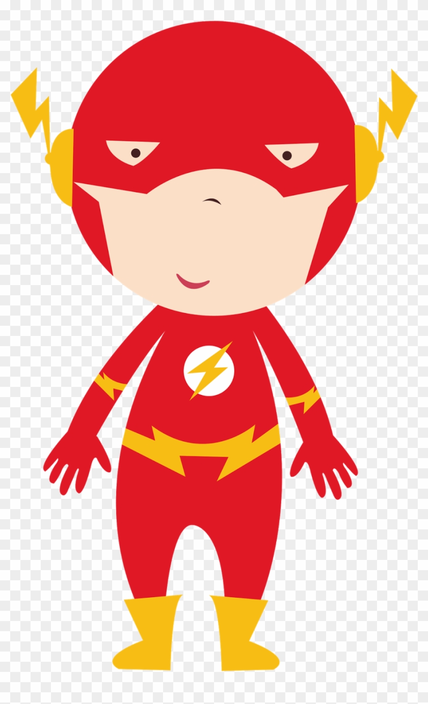 Flash Spider-man Batman Superhero Clip Art - Baby Super Heroes Png #291195
