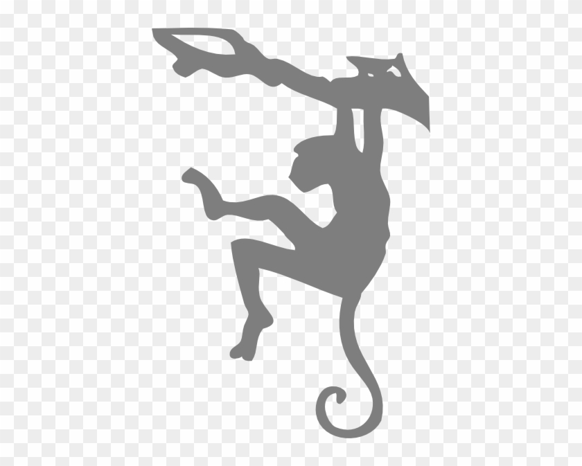 Monkey Silhouette Png #291320