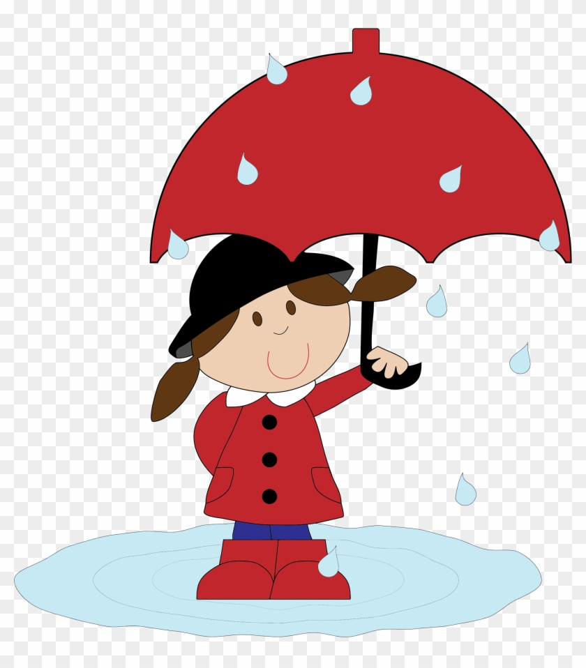 Cartoon Girl Pic 15, Buy Clip Art - Cartoon Girl With Umbrella #291522