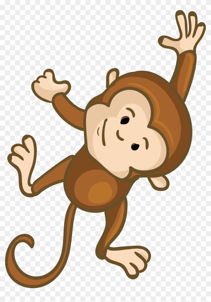 Monkey Clip Art - Cute Cartoon Monkey Png #291554