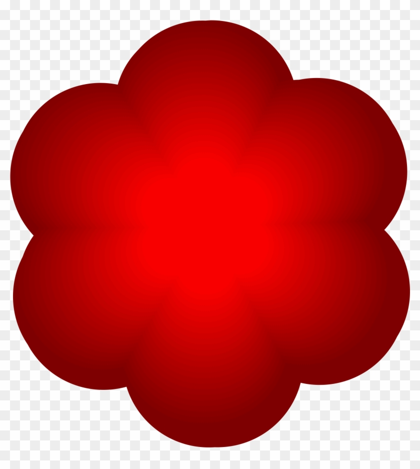 Red Flower By Finao123 Znzzai Clipart - Clip Art Red Flowers #291558