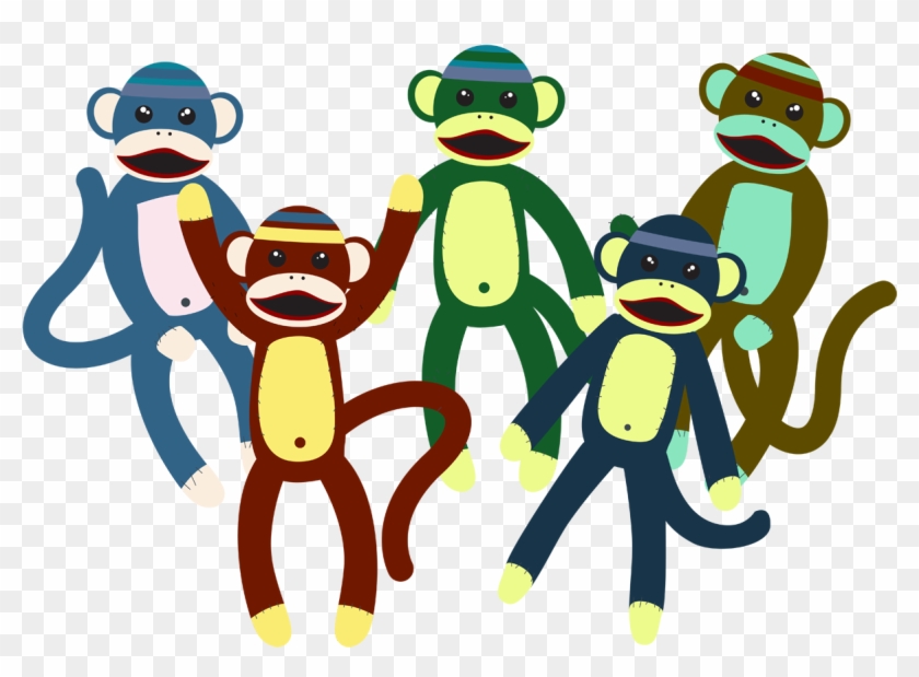 Cute Monkey Plush Toy Vector - Cute Monkey Plush Toy Vector #291702