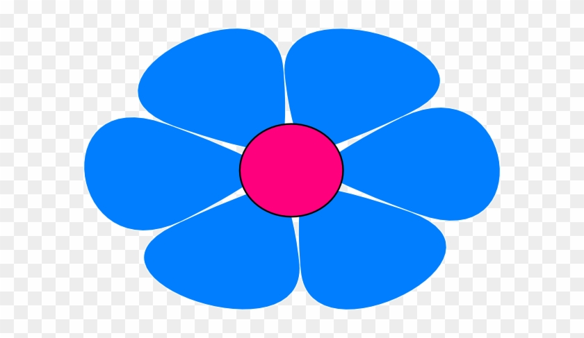Blue Flower Power Clip Art At Clker - Clip Art #291718