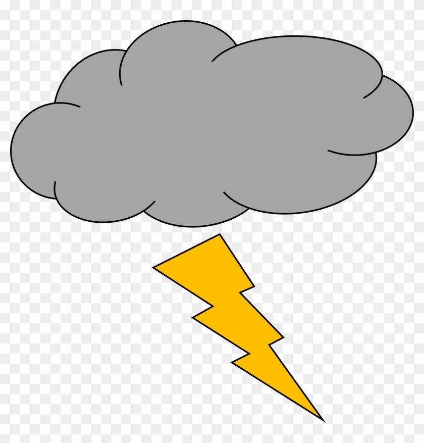 Day 16- My Phobias And Things I Am Scared - Thunder And Lightning Clipart #291840