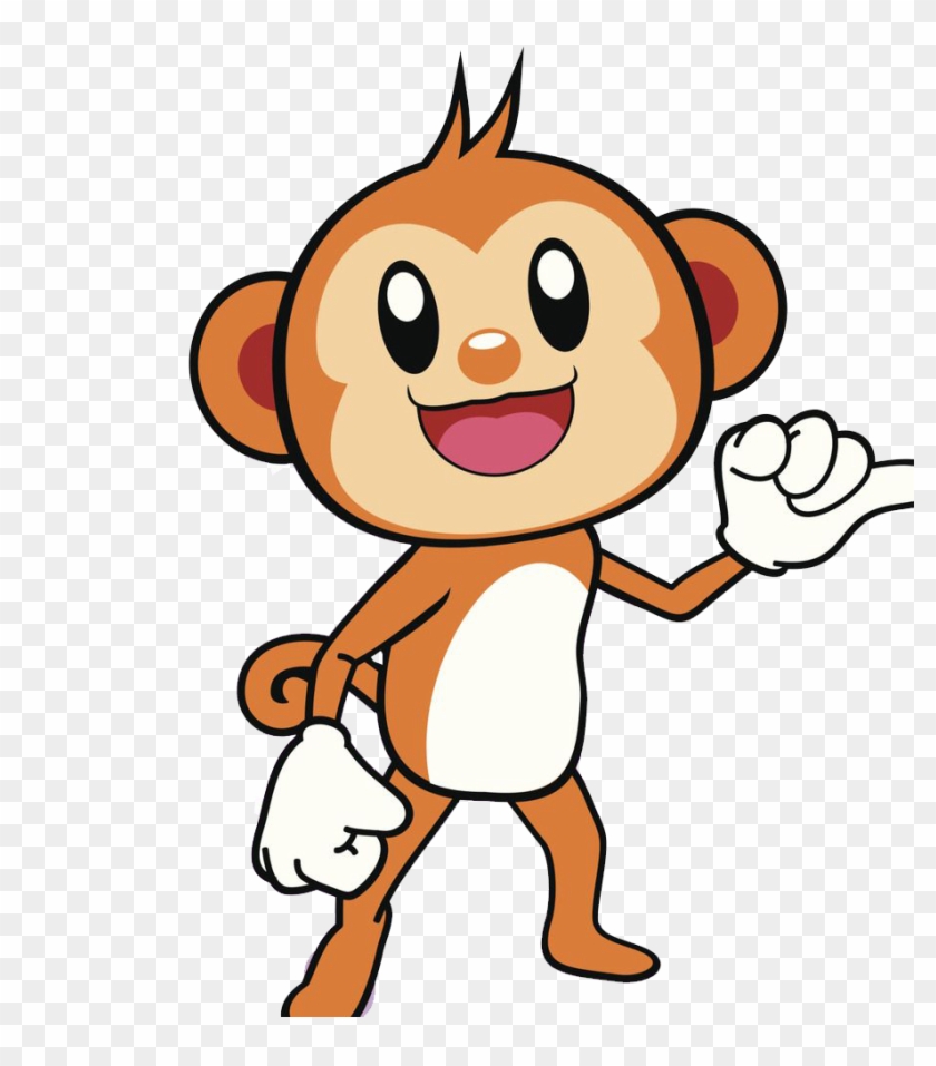 Cartoon Monkey Drawing Clip Art - Cartoon Monkey Drawing Clip Art #292001