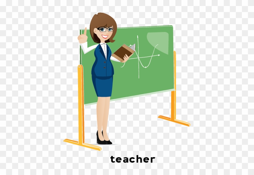 A Person Who Teaches Or Helps Others Learn Something - Cartoon #292080