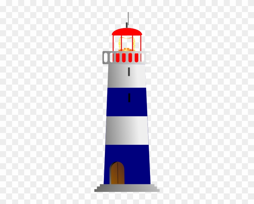 Lt House Clip Art - Black Striped Lighthouse Shower Curtain #292450