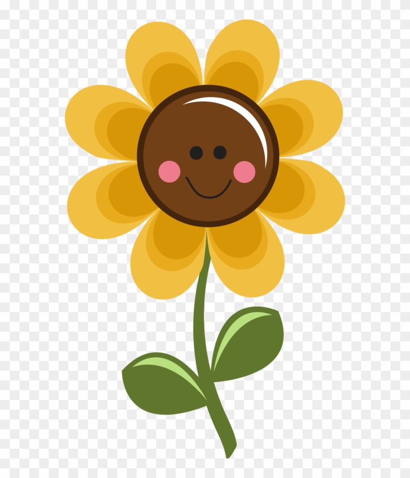 ‿✿⁀flᎧᏇers‿✿⁀ - Cute Smile Flower Clipart #292458