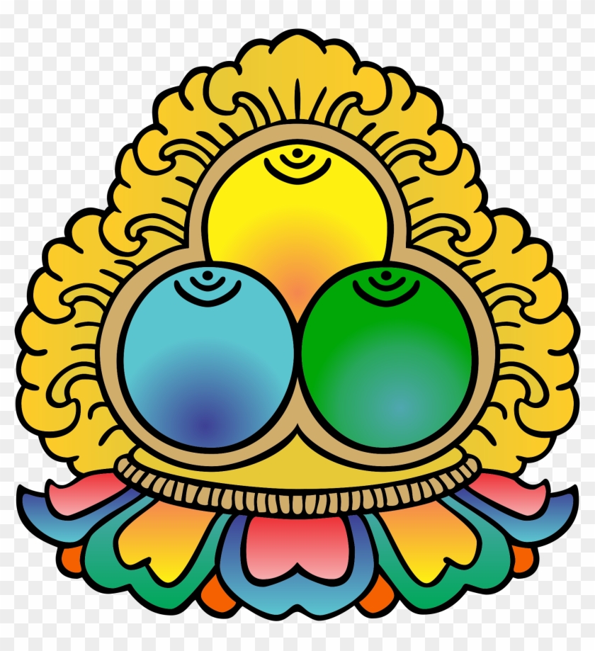 The Third King Jigme Dorji Wangchuck And In Celebrating - Three Jewels Of Buddhism #292540