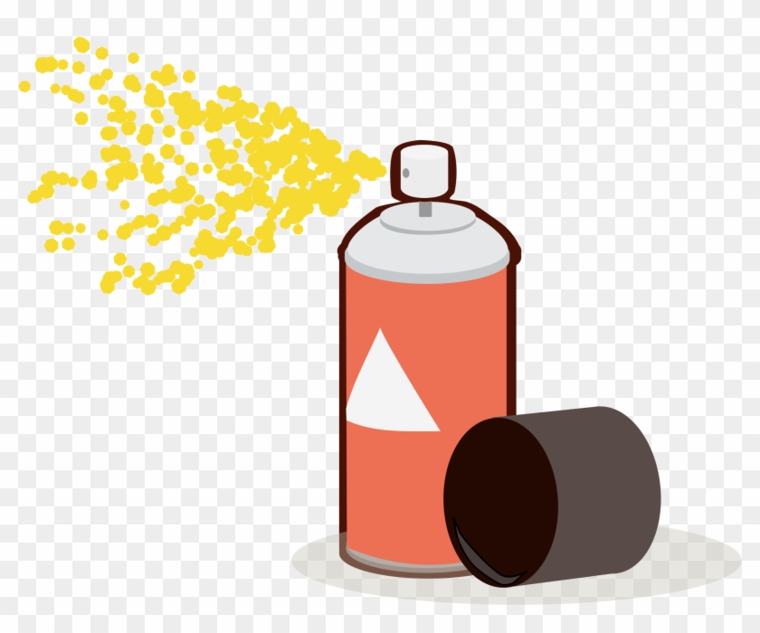 Can I Clipart Over Painted Clipart - Spray Can Clip Art #292623