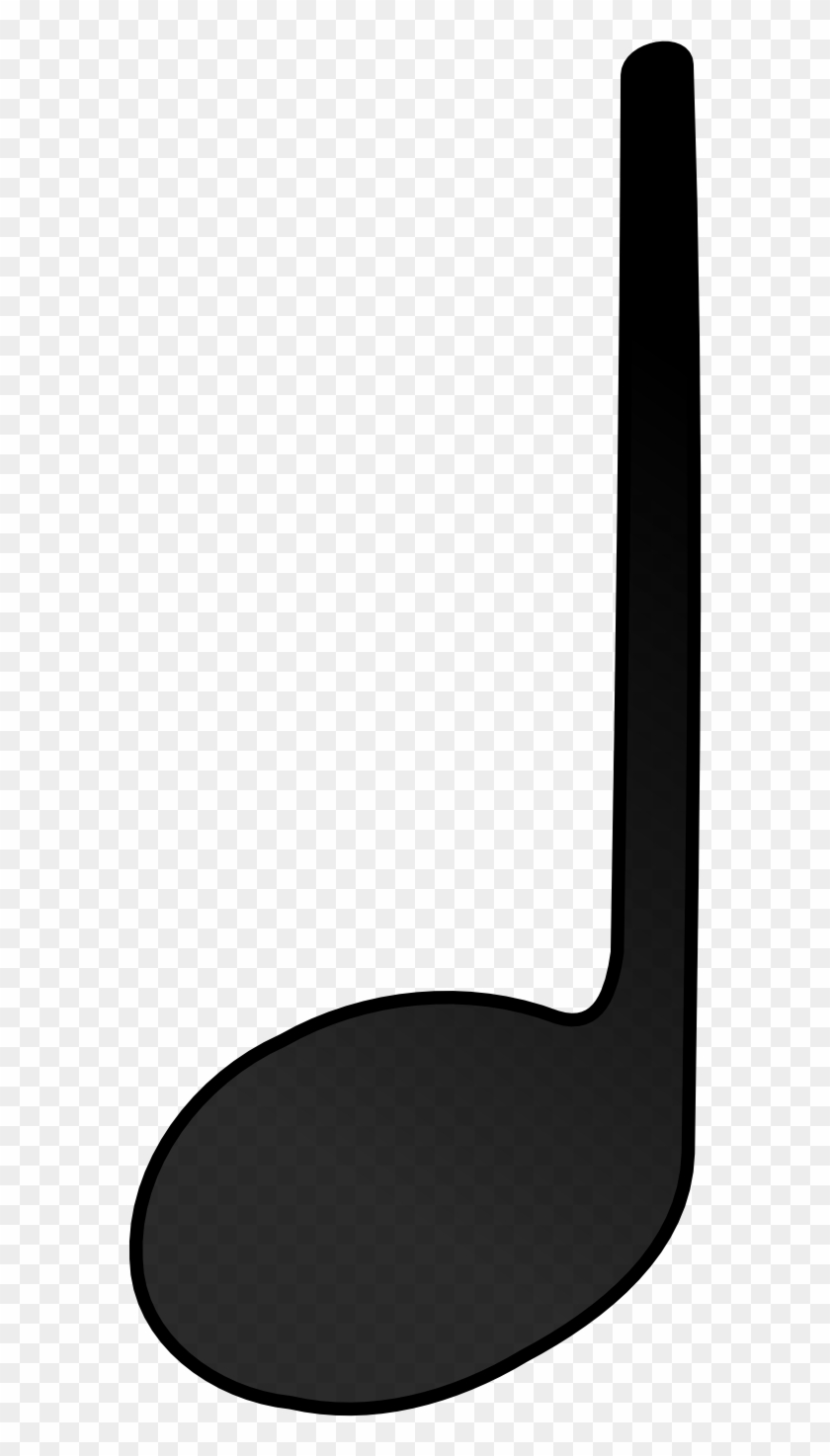Hd Quarter Note Clip Art Drawing - Single Music Notes Png #292629