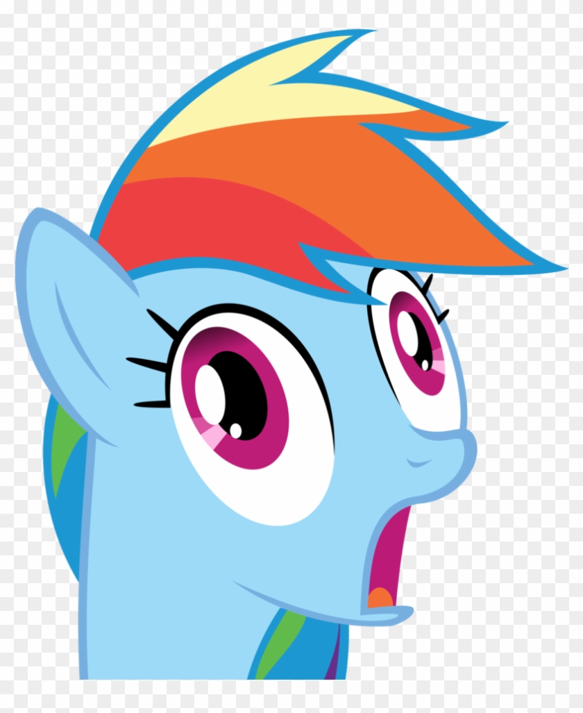 Rainbow Dash Funny Face - Rainbow Dash Funny Faces #293157