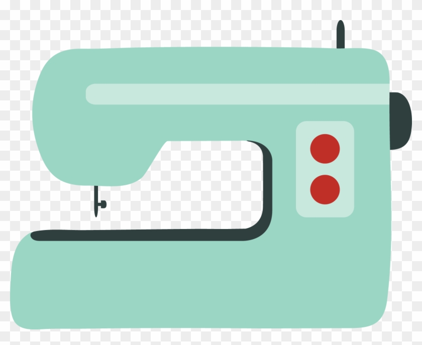 Learn To Sew On A Machine - Sewing Machine Clipart Transparent #293797