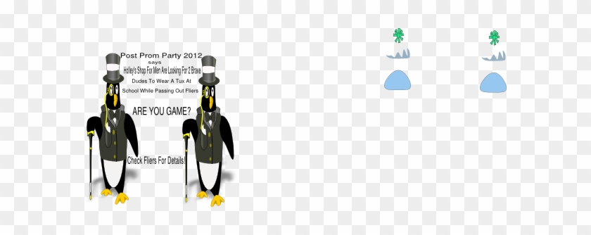 2 Cool Penguins Clip Art - Clip Art #295070
