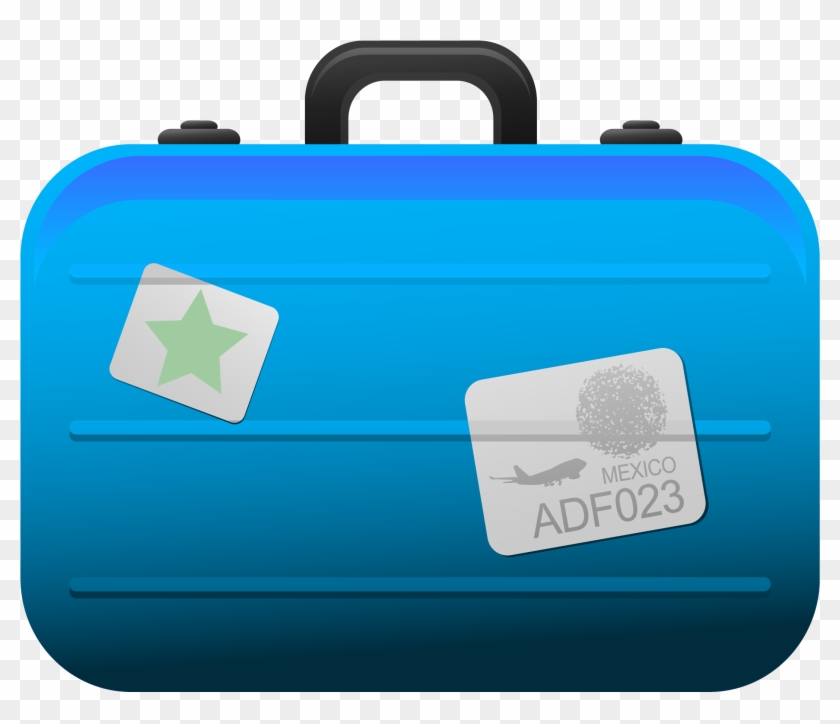 Stacked Suitcase Clip Art Free Clipart - Suitcase Clipart Transparent #295379
