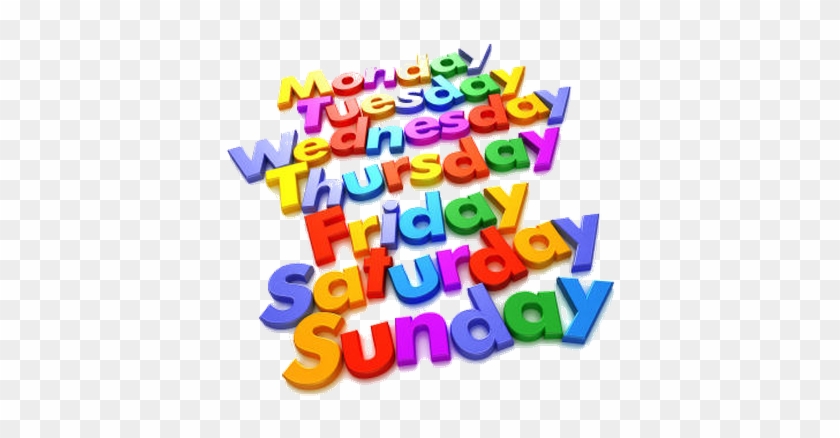 French Days Of The Week And Months Monday Tuesday Wednesday - Days Of The Week #295439