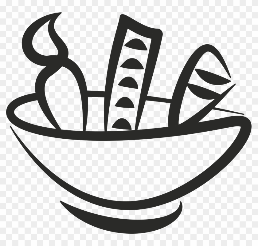 Cereal Bowl Clipart 19, - รูป วาด ถ้วย ชาม #295983