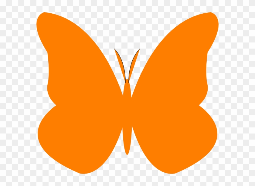 Orange Butterfly Clip Art #296177