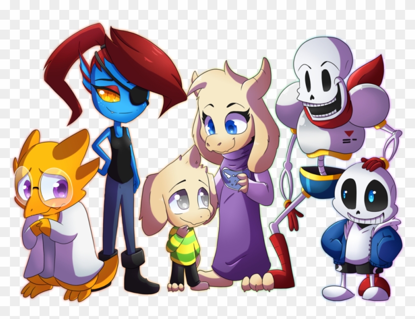 Undertale Wallpaper Chibi - Undertale Sans And Papyrus Toriel Asgore Soft Pillowcase #296636