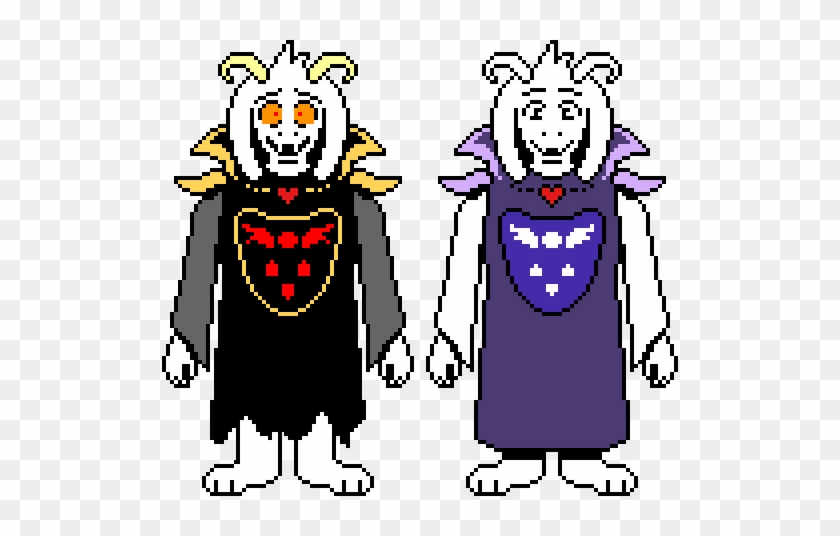 Adult Asriel Undertale And Underfell Sprite By Lorddorian97420 - Cartoon #296642