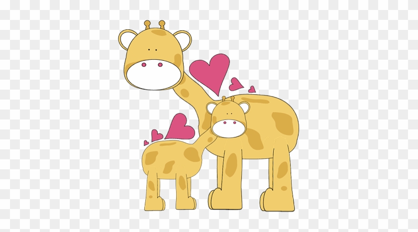 Cute Pink Giraffe Clipart #297010