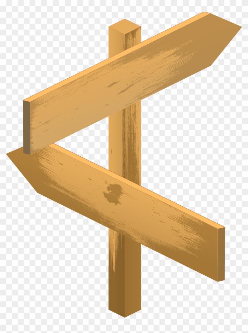 Wood Arrow Sign Clipart - Wooden Arrow Sign Png #297537